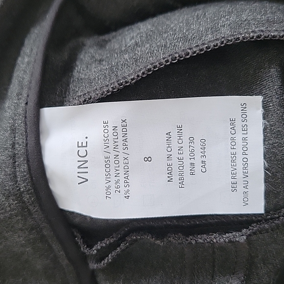 Vince Ponte Ski Knit Slim Pants Coastal Grey 2 Stretch - Like New! - Picture 6 of 6